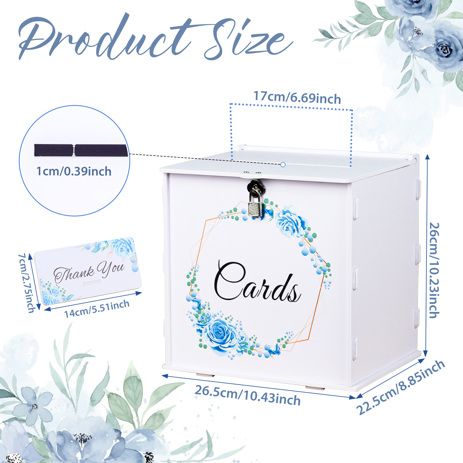 White Wedding Card Box for Rec - مراجعة Wedding Sutra وسعره