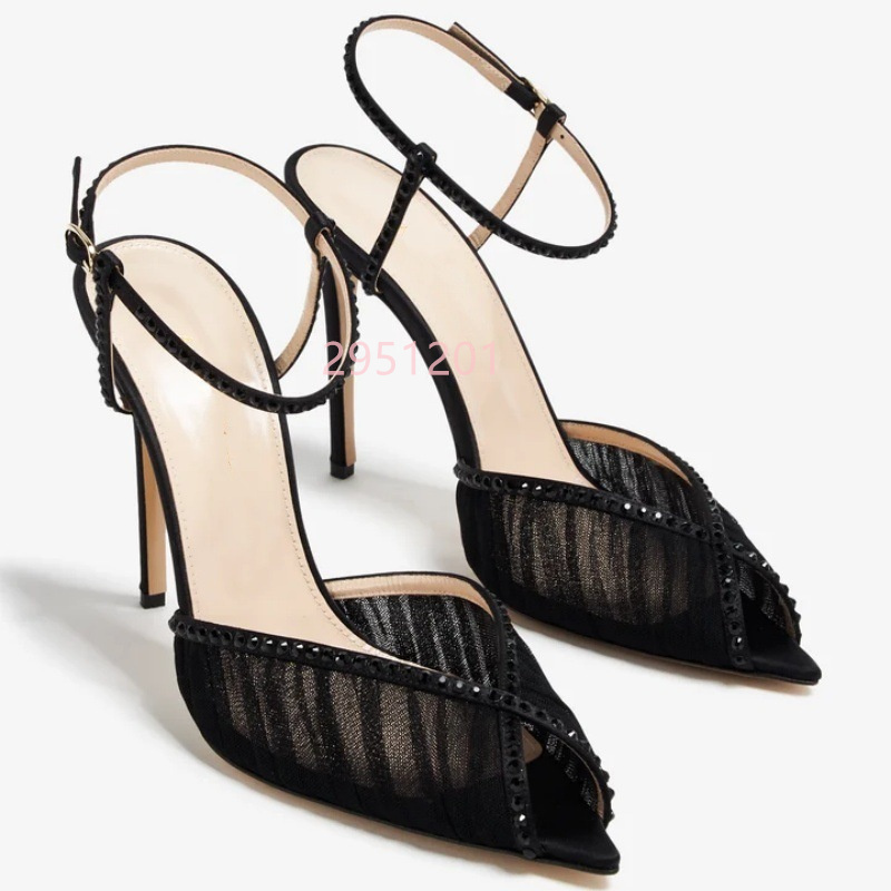 Peep Toe Mesh Pumps Buckles St - مراجعة Wedding Fx وسعره