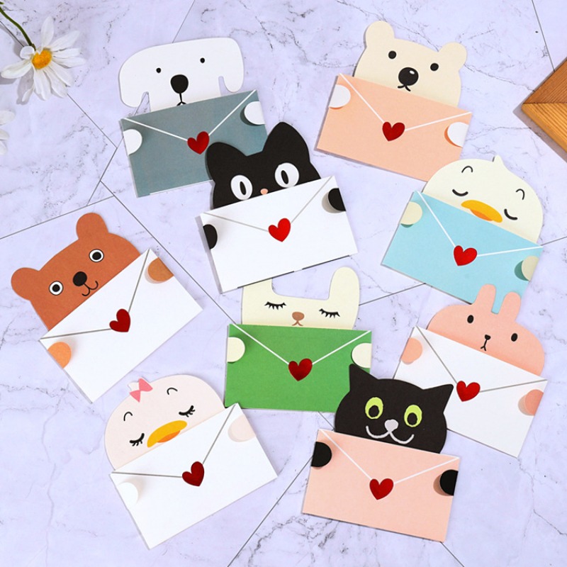 9pcs Cartoon Gift Card Folded  - مراجعة Wedding Sutra وسعره