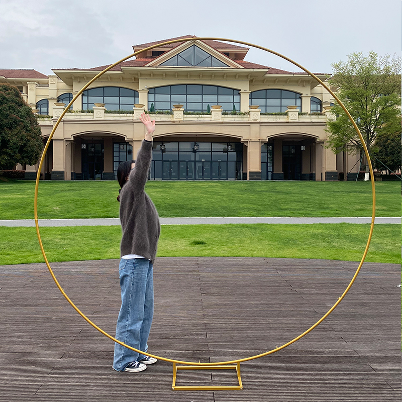 Wedding Arch Stand Round Metal - مراجعة Wedding Balloon Arch وسعره
