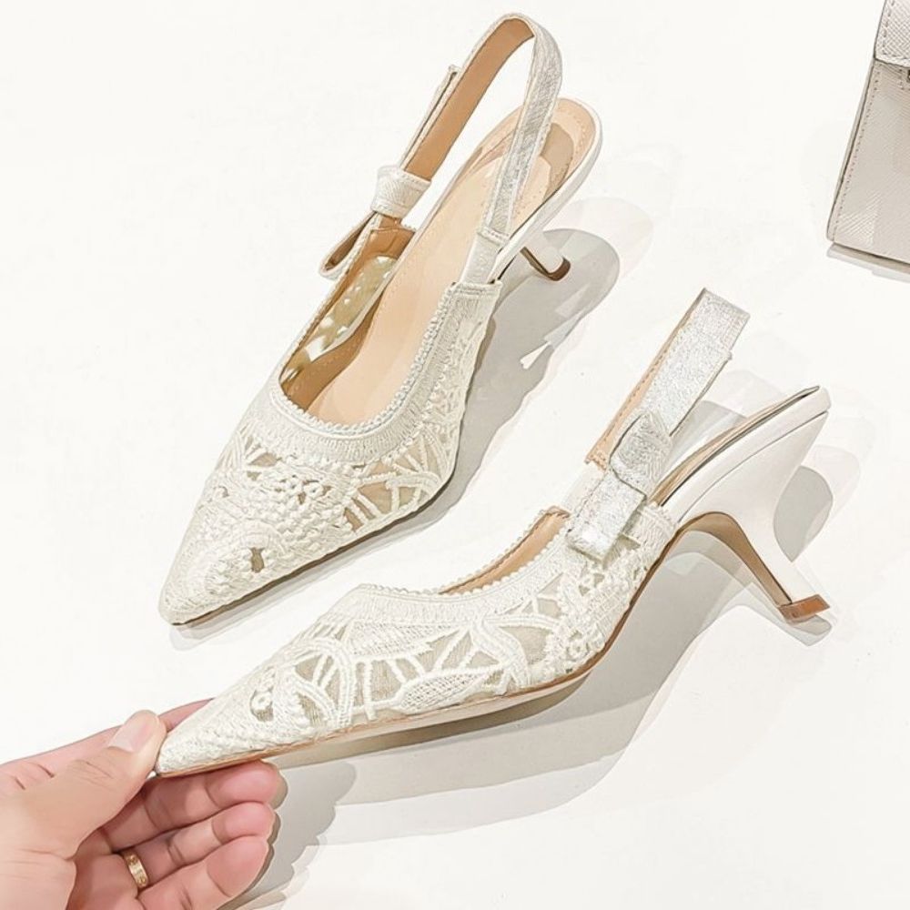 Genuine Leather High Heel Sand - مراجعة Wedding Fx وسعره