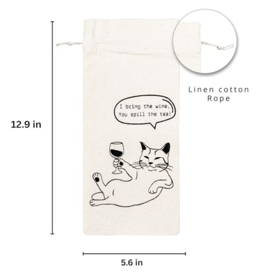 Wine Gift Bag Reusable - Cotto - مراجعة Wedding Job وسعره