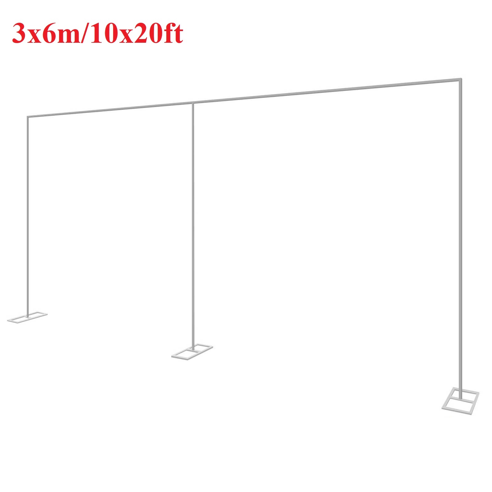 3x6m/10x20ft Metal Wedding Arc - مراجعة Wedding Balloon Arch وسعره