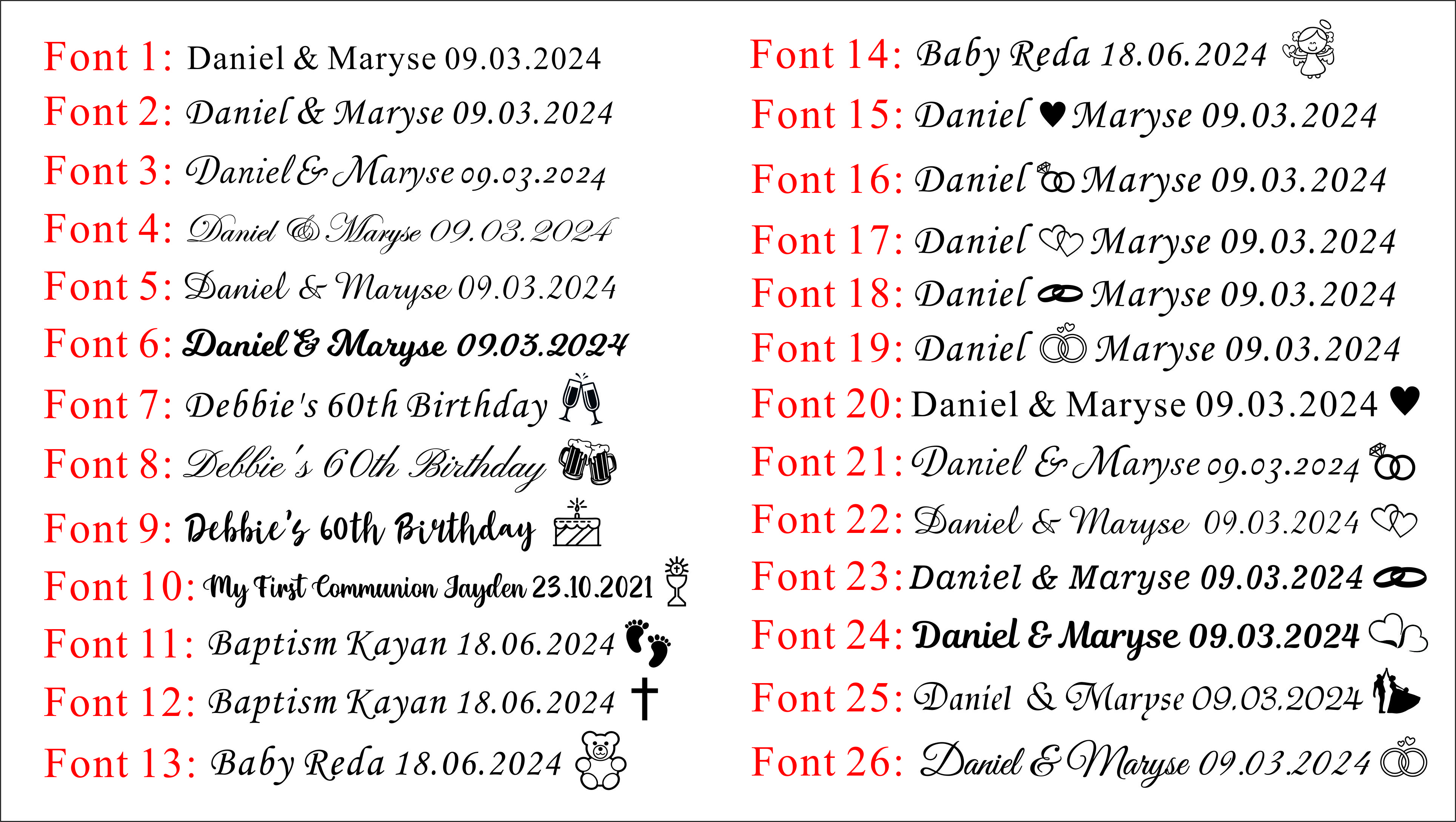 30/50/100Pcs Personalized Rust - مراجعة Wedding Qb وسعره
