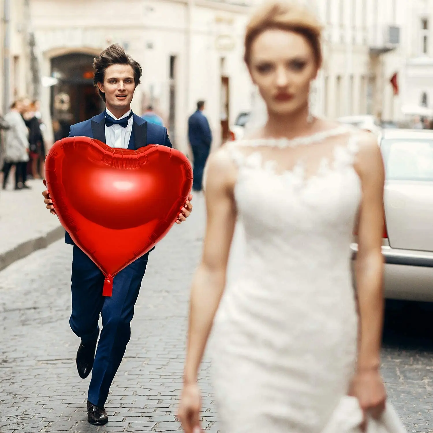 1/2pcs 36 inches Heart balloon - مراجعة Wedding Qq وسعره