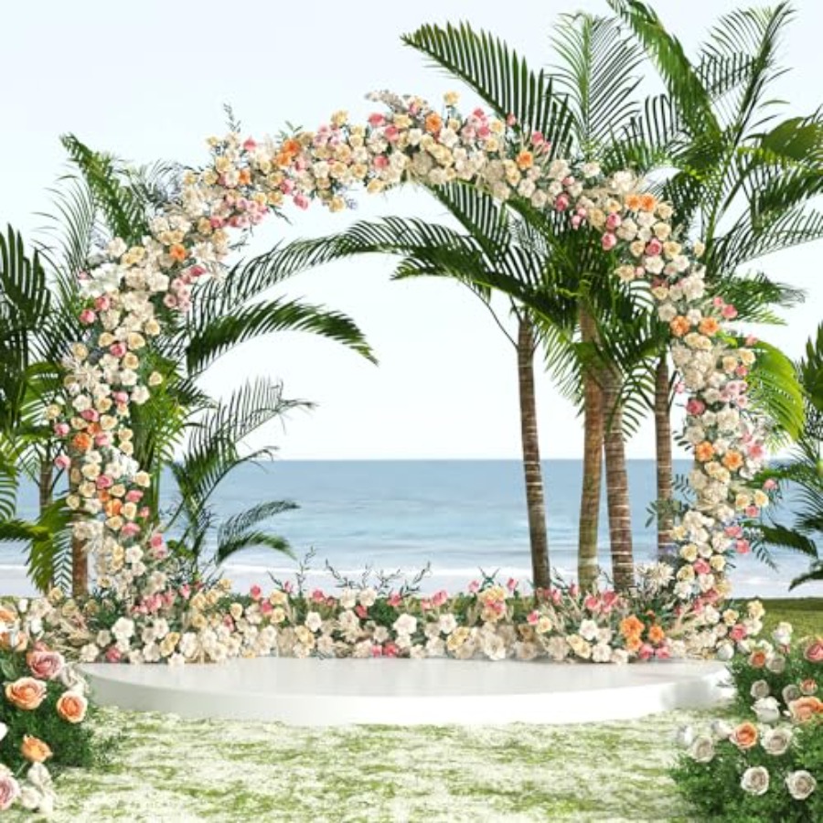 Metal Arch Backdrop Stand Ball - مراجعة Wedding Balloon Arch وسعره