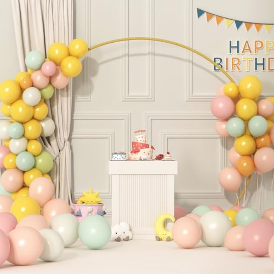 Metal Arch Backdrop Stand Ball - مراجعة Wedding Balloon Arch وسعره