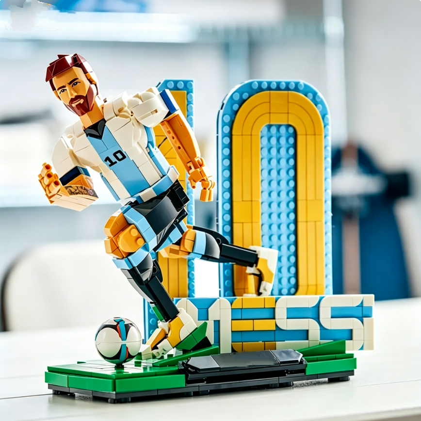 Popular 958pcs Football Supers - مراجعة Wedding Superstar وسعره
